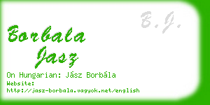 borbala jasz business card